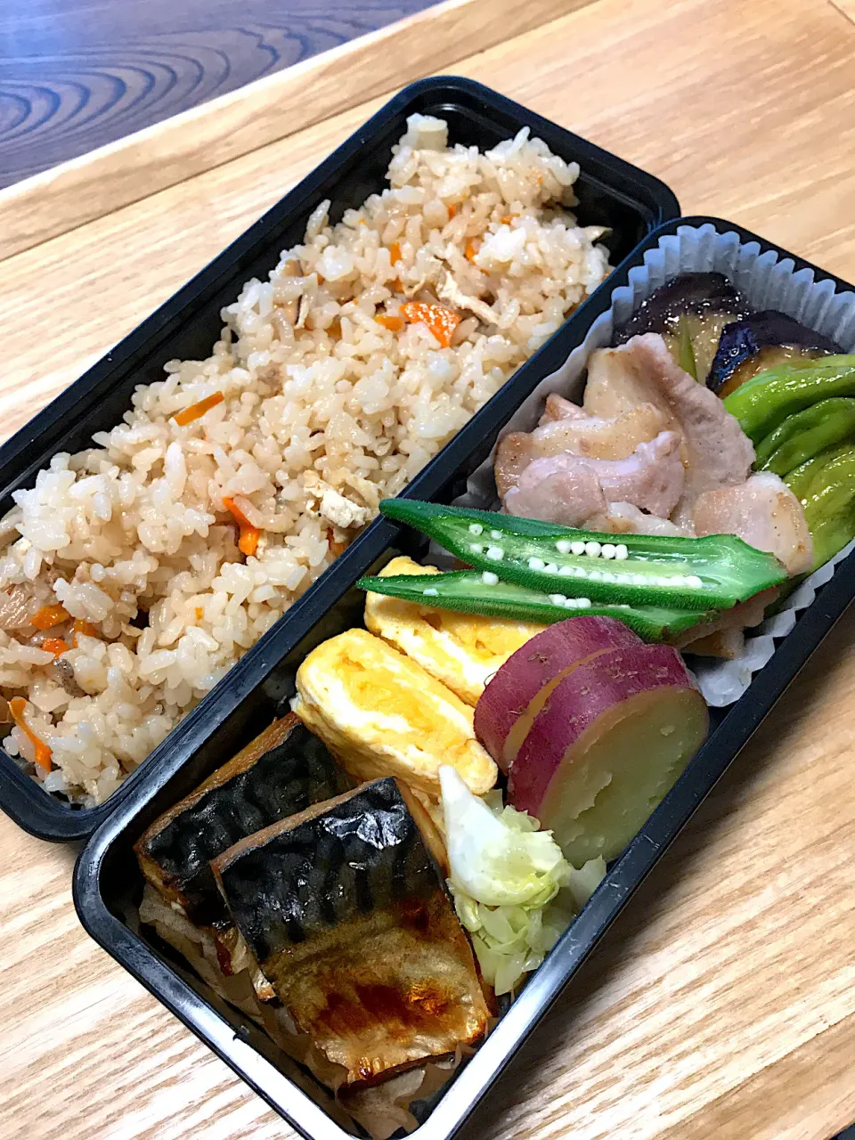 炊き込みご飯弁当|二キィさん