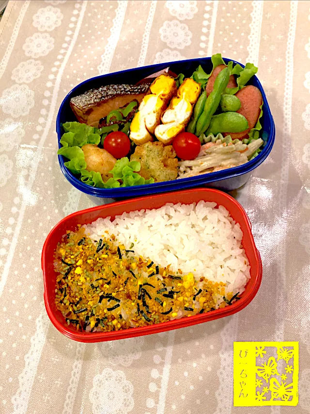 Snapdishの料理写真:次女☆専門学生弁当😊57日目|☆ぴ〜ちゃん☆さん