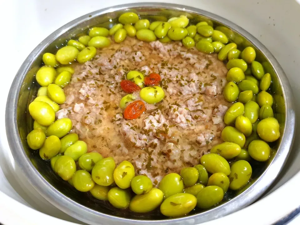 Steamed Minced Pork w/ Edamame|envymaqueenさん