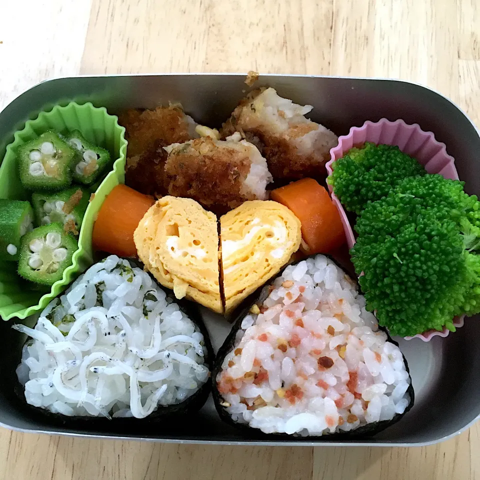 おにぎり&チキンカツ弁当|ゆうきさん