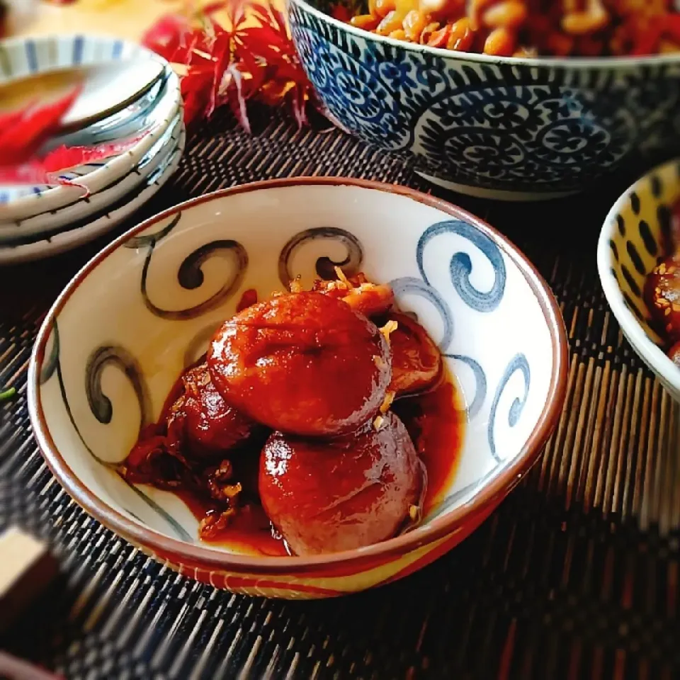 Snapdishの料理写真:佐野未起さんの料理 幻の地場名産品 椎茸と生姜の佃煮 大人味の佃煮|Naomi Furuyaさん