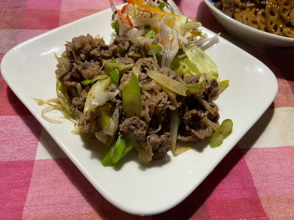 牛肉のネギ炒め|ハルのただ飯さん