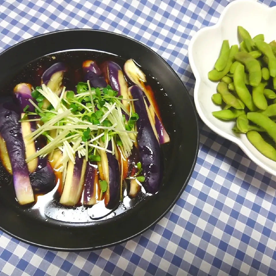 Snapdishの料理写真:焼きナスを南蛮漬けにしてみたよ|cocco+さん