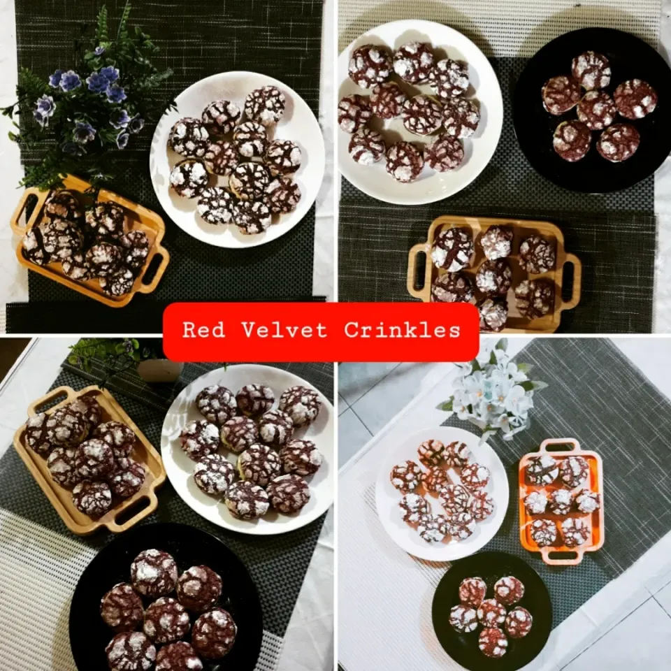 Red Velvet Crinkles|Mikaela's Kitchenさん