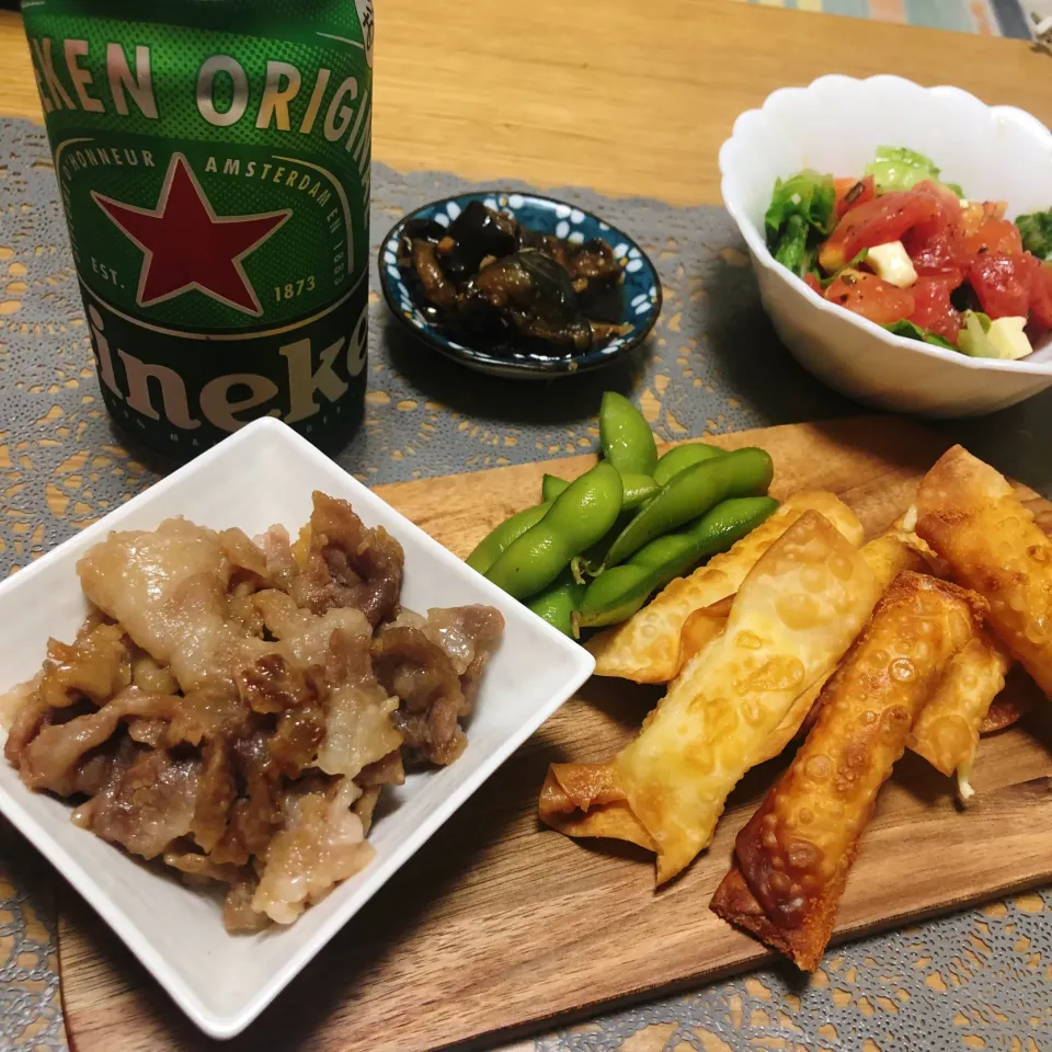 餃子の皮でカリカリチーズ揚げ🧀|安侑美のロカボ日記✈︎さん