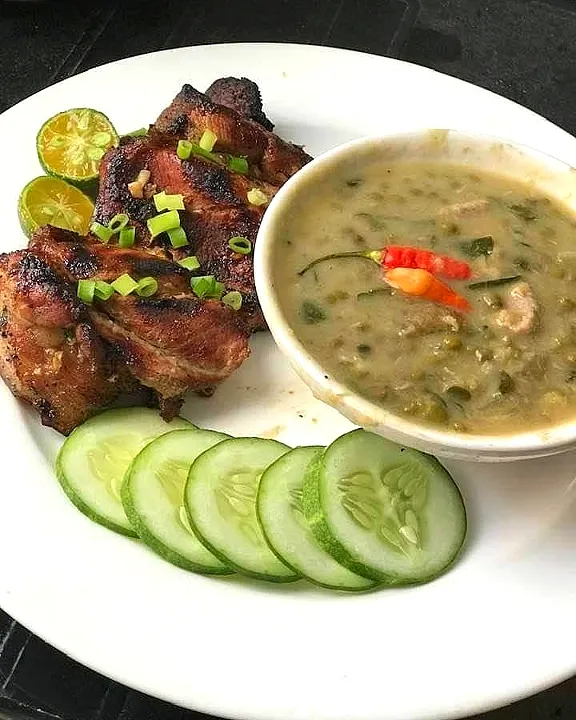 Mongo & grilled pork|Lynne Villavito Bobierさん