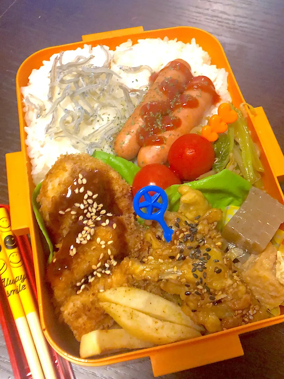 高校球児のぉ弁当🤗‼️⚾️✨ふぁいと‼️9/25|n@oさん