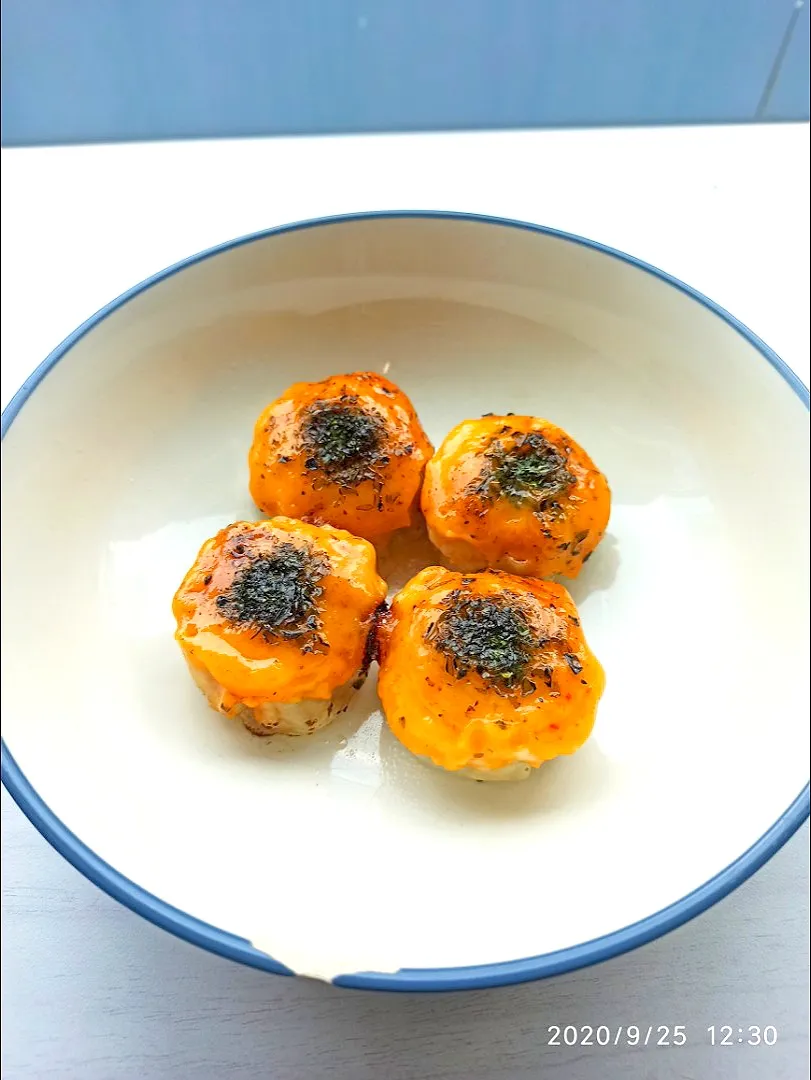 Chicken Dim Sum topping mentai|siAdeMさん