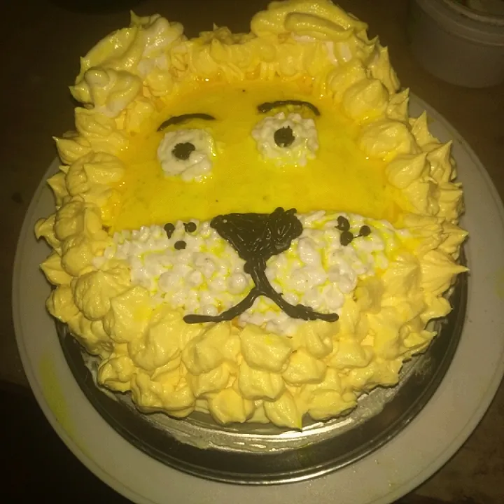 lion face cake|priyankanayさん