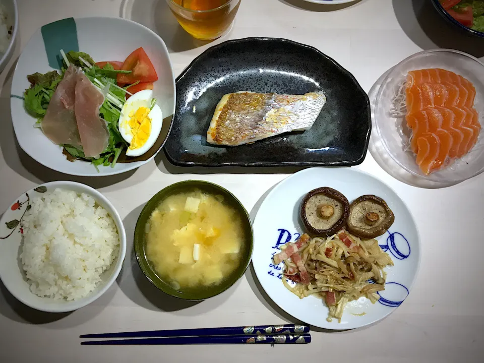 鯛の塩焼き|さりおさん