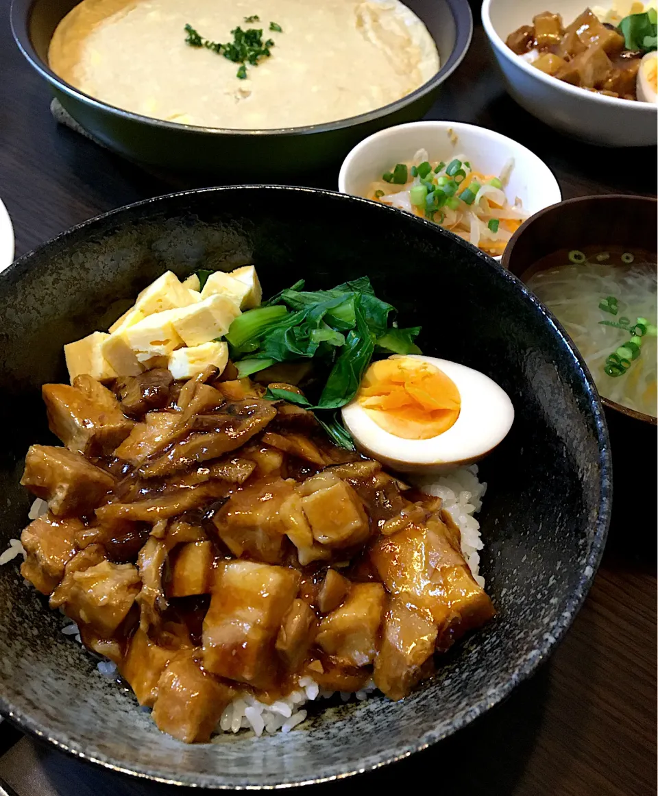 ルーロー飯の晩ご飯|mikaさん