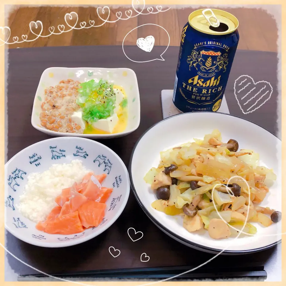 ９／２５ ｆｒｉ 晩ごはん🍴＊○°|rinaronarさん