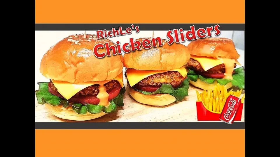 Chicken sliders
# Restaurent style chicken sliders
#burger
#RichLe's Kitchen|radhaさん