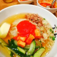 Snapdishの料理写真:Reimen ( japanese cold noodles )|mieyenさん