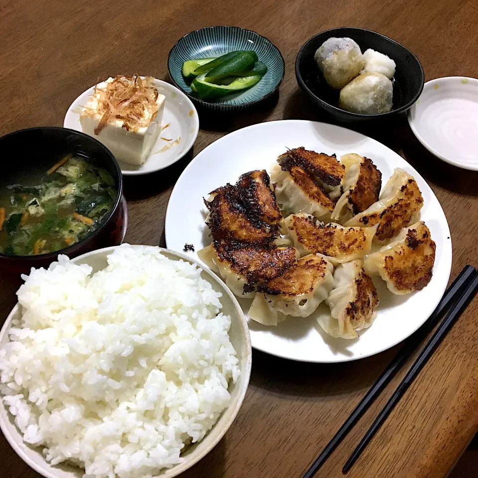 Snapdishの料理写真:炭水化物祭りな夕飯|あっつさん