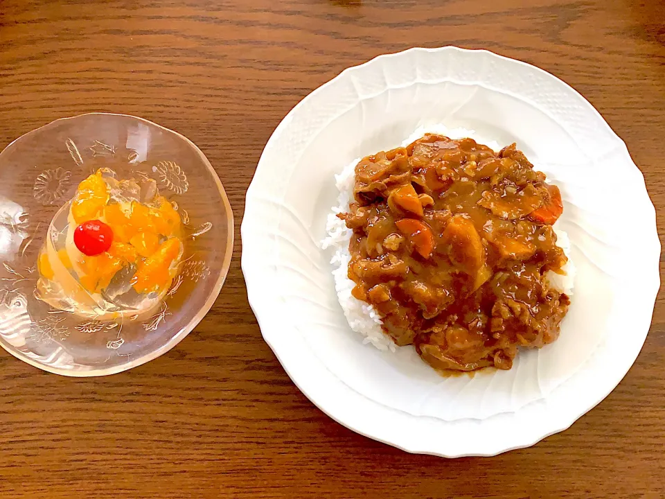 カレーライス🍛今日の昼食20200926|rococoさん