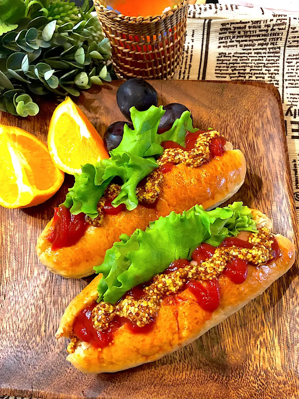 ❤️ホットドッグde朝ご飯🌭❤️|＊いちご＊さん