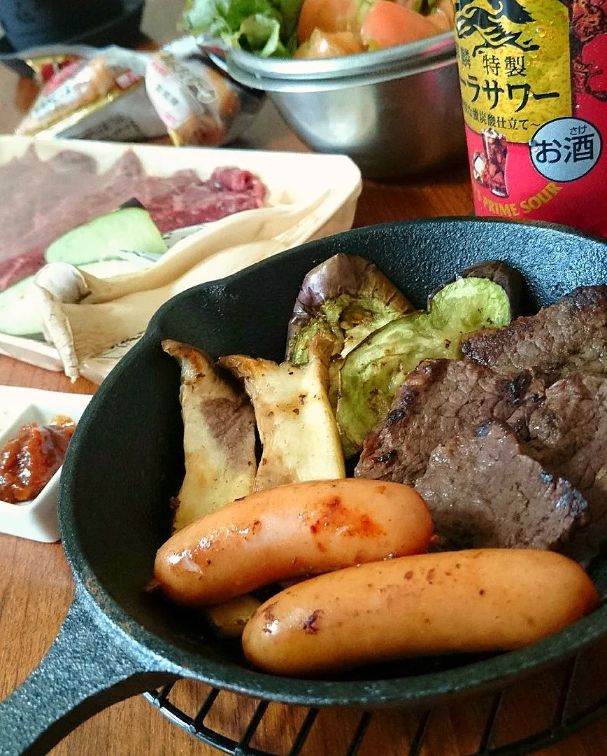 Snapdishの料理写真:ひとり焼肉|まりおさん