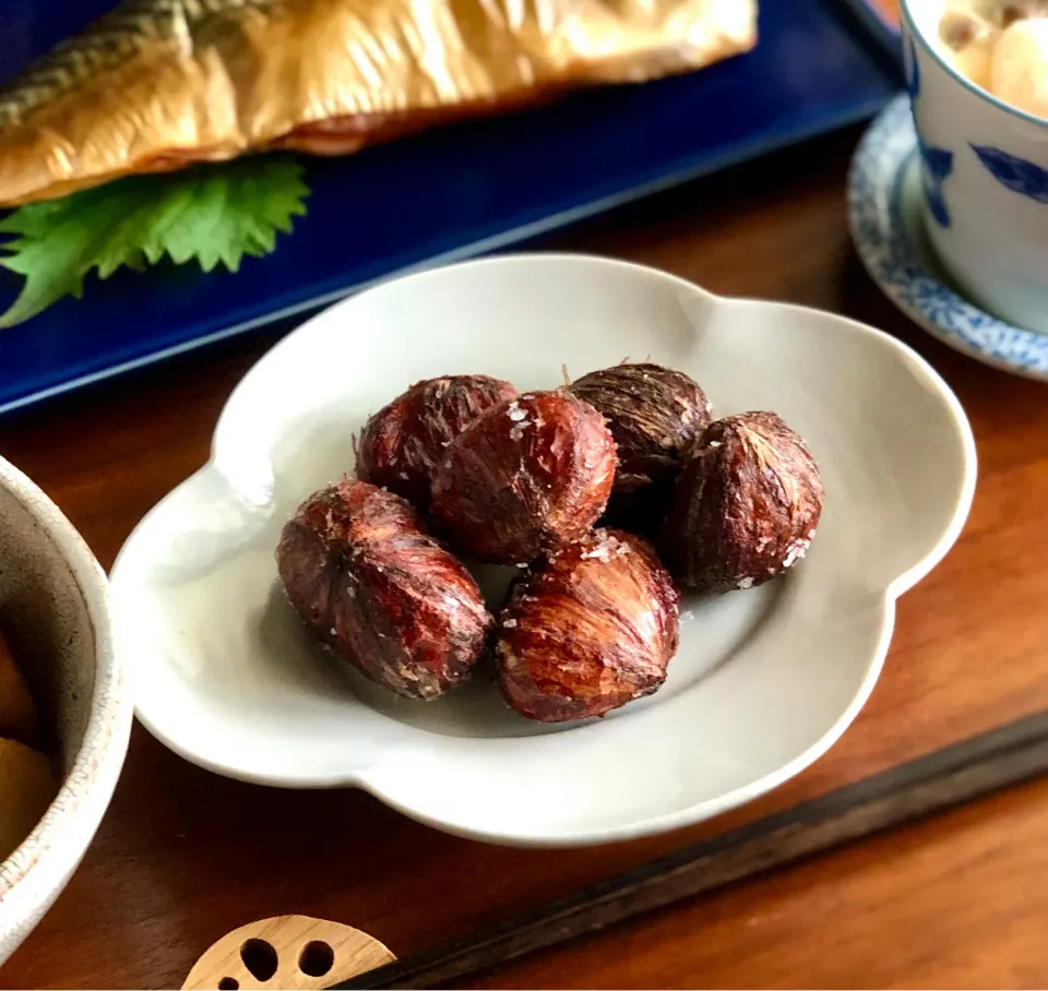 揚げ栗　　Fried chestnuts|マユマユさん