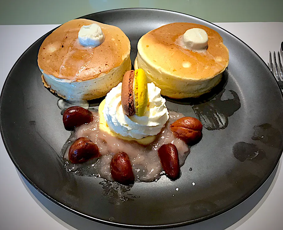 マロンパンケーキ🥞|喰いしんぼう豚さん