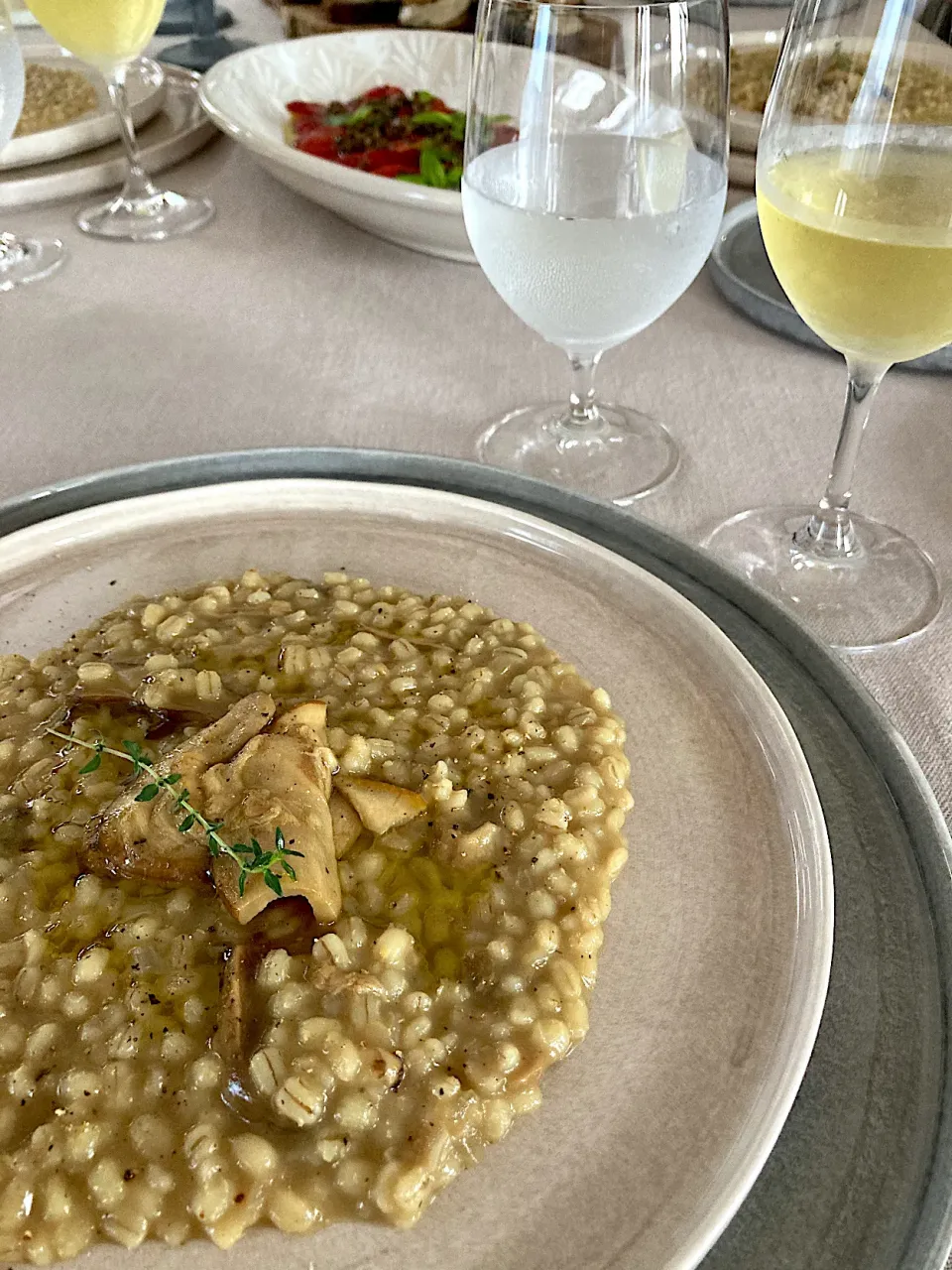 Risotto di grano con funghi porcini🍄🇮🇹|aястасияさん