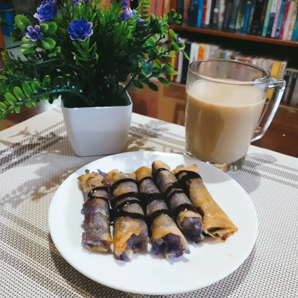 Ube Turon|Mikaela's Kitchenさん