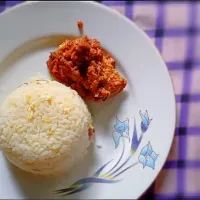 fried rice and chicken fry 😋|toaamoniさん