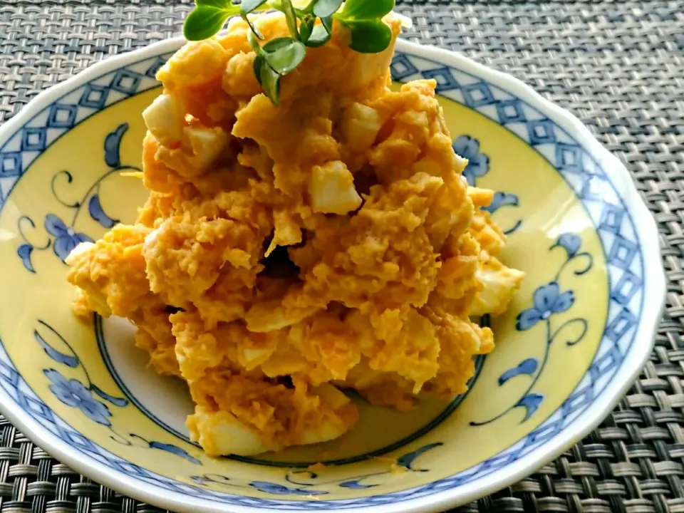 👻煮物リメイク🎃かぼちゃサラダ😋✌|のも💛さん