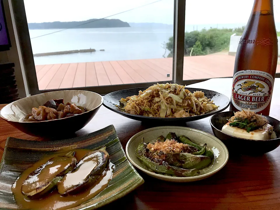 Snapdishの料理写真:2020.9.27 焼きそばめし🍻🍻🍻|ゆみずさん