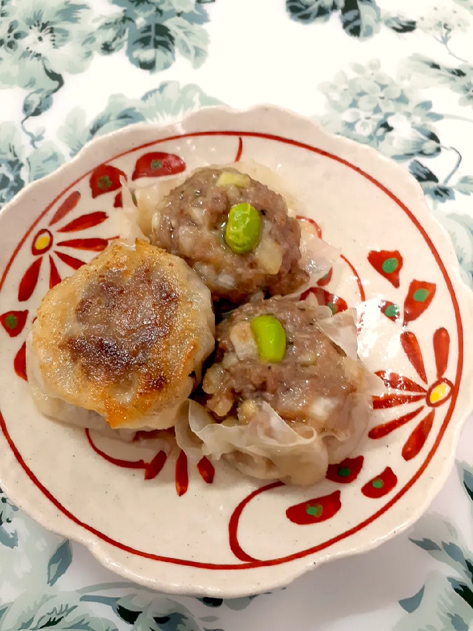 🔷自家製塩麹でジューシーなワンタンの皮で🦐海老入り焼き焼売🔷|@きなこさん