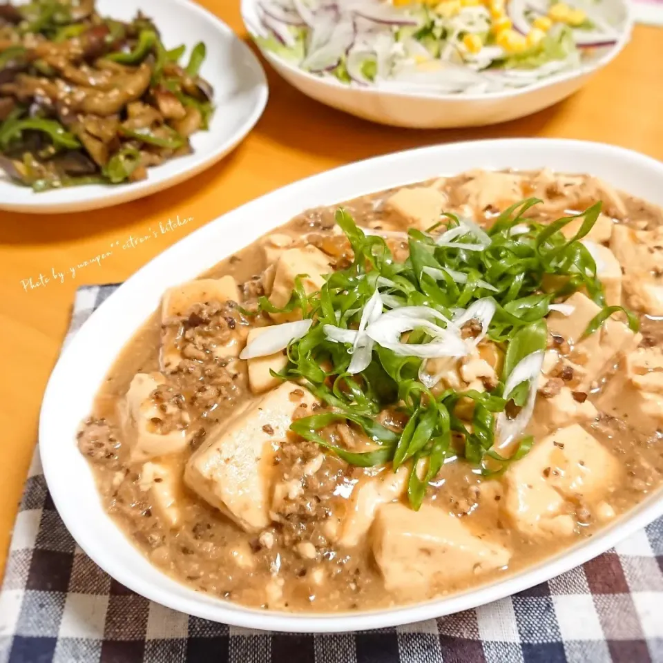 豆腐と肉そぼろのすき焼き風|ゆずぽんさん