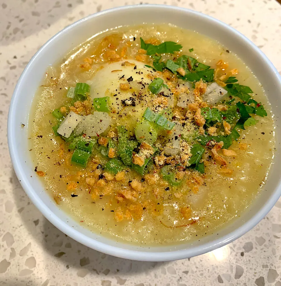 Filipino arroz caldo 😍 congee sunday|🌺IAnneさん