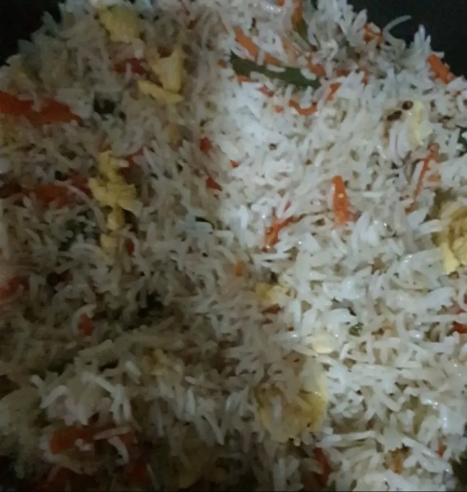 Snapdishの料理写真:chicken egg fried rice|sunshineさん