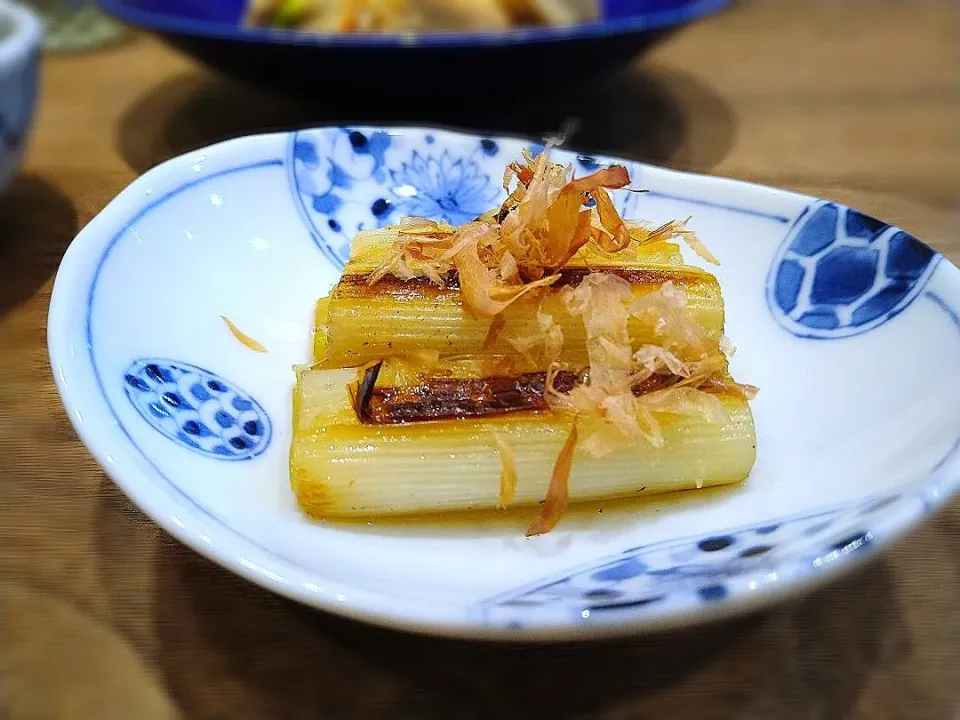 焼きねぎ　白だしお浸し|古尾谷りかこさん