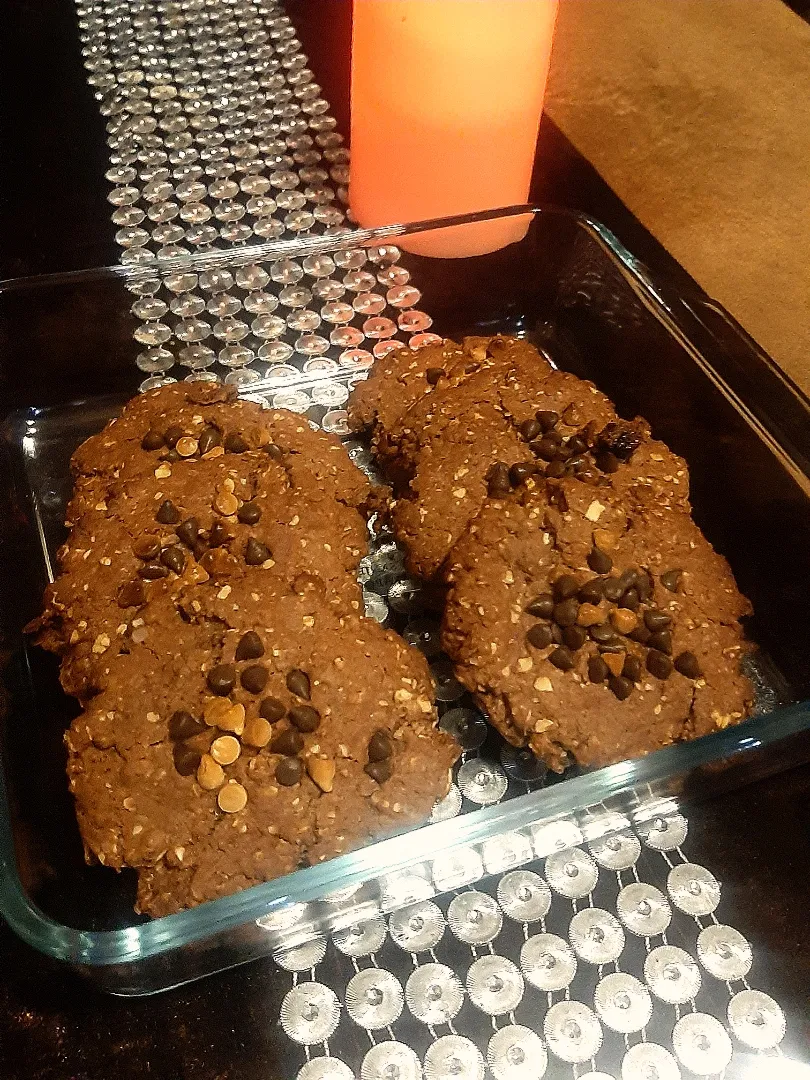 oats choco chips cocoa cookies|Deepa Tiwariさん