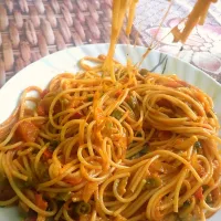 Snapdishの料理写真:Spaghetti pasta|savyさん