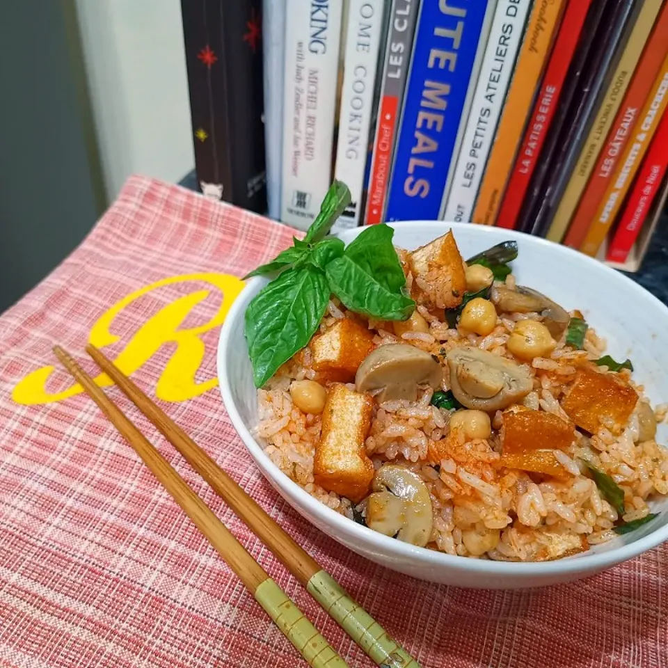 Snapdishの料理写真:Tofu Fried Rice|Ocheさん