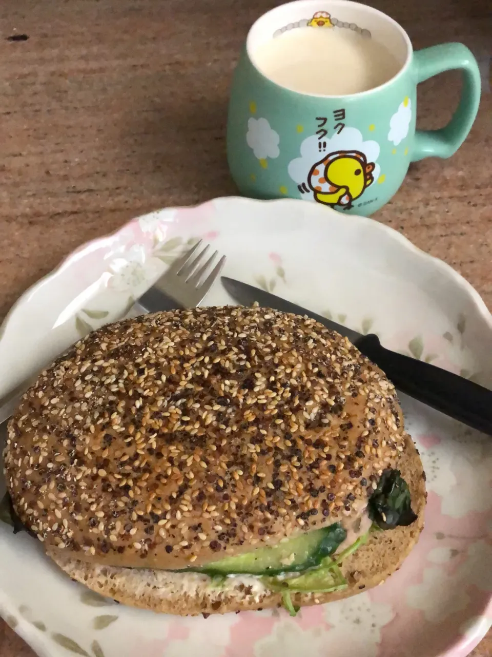 Tuna & cheese quinoa multigrain bread|信生さん