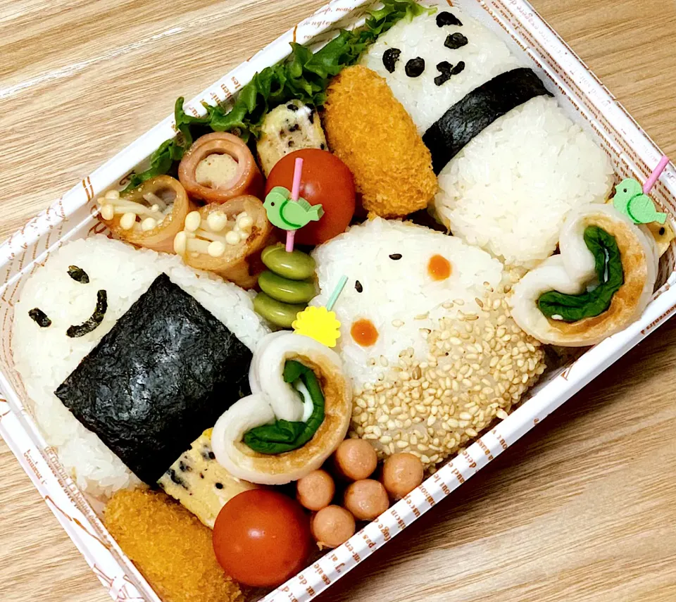 Snapdishの料理写真:旦那のお弁当⭐︎|kanmamamaさん