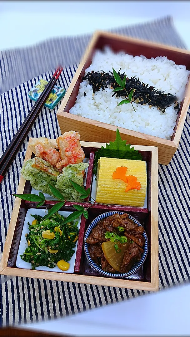 Snapdishの料理写真:火曜日のお弁当|藤田 まり子さん