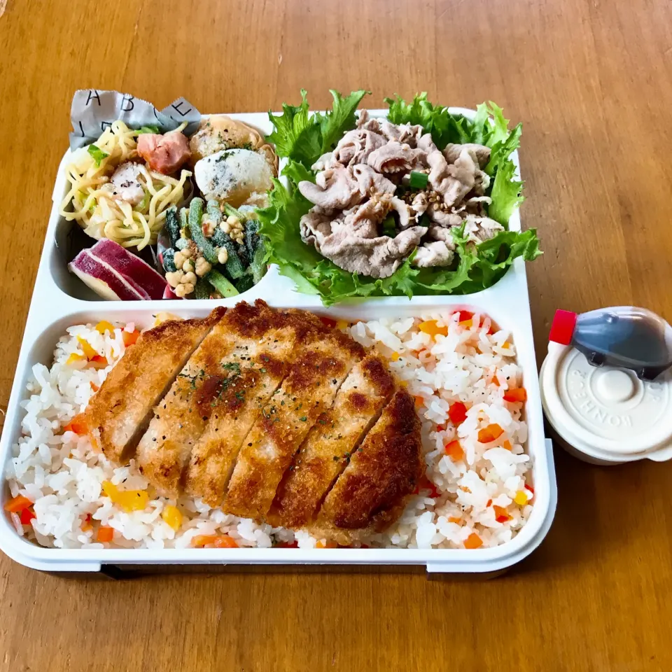 とんかつどーん弁当。|むろこ。さん