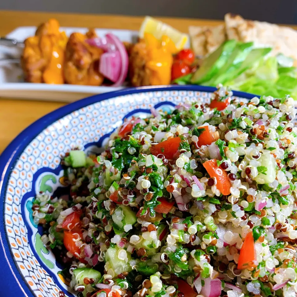 Quinoa Tabbouleh (パセリいっぱい中東のサラダ、タブリ)|Masa, The Cooking Husbandさん