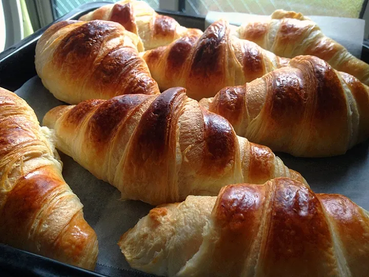 Snapdishの料理写真:✽焼き立てクロワッサン🥐✽|＊抹茶＊さん