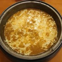 カレー鍋の〆はチーズたっぷり雑炊❕
