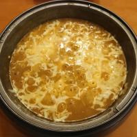 カレー鍋の〆はチーズたっぷり雑炊❕