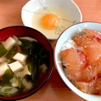 鯛の漬けの卵かけご飯。|Rickyさん