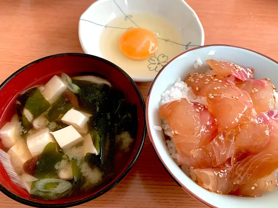 鯛の漬けの卵かけご飯。|Rickyさん