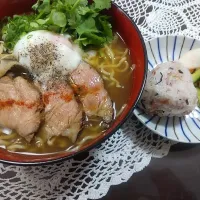 Snapdishの料理写真:自家製チャーシュー麺|Junichi Nakajimaさん