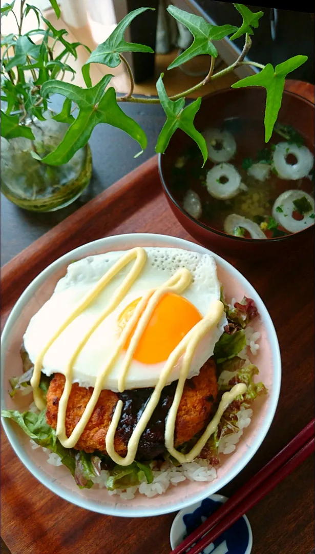 ｺﾛｯｹ丼|まりおさん