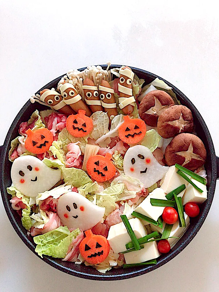 Snapdishの料理写真:ハロウィン鍋🎃👻|ばななまんさん